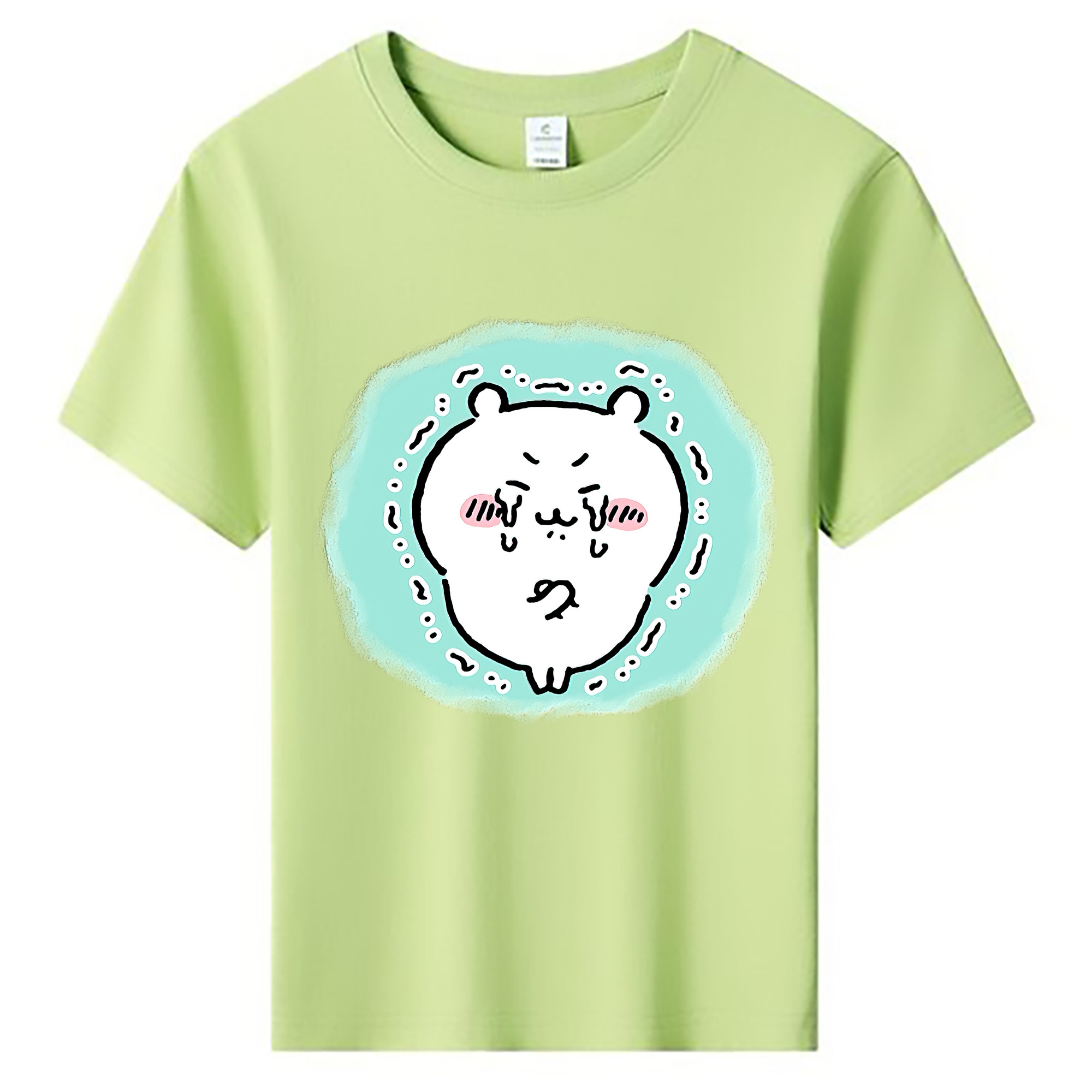 （画像用） ちいかわ ちいかわ Chii-kawa chiikawa 綿100％キッズTシャツ（フロントプリント）